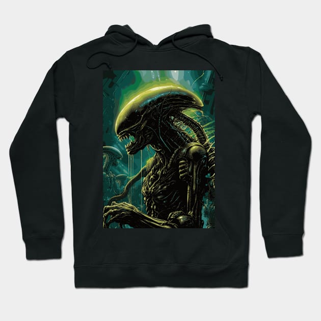 Aliens Hoodie by Pixy Official